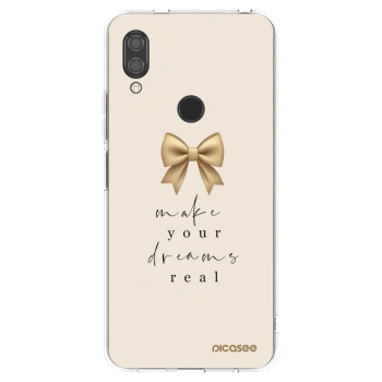 Picasee silikonowe przeźroczyste etui na Xiaomi Redmi 7 - Golden Dream