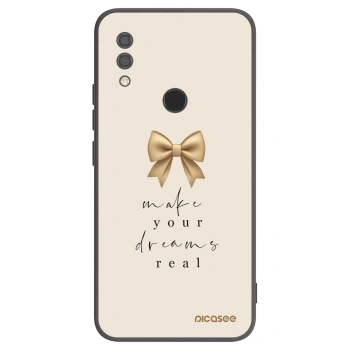 Picasee silikonowe czarne etui na Xiaomi Redmi 7 - Golden Dream