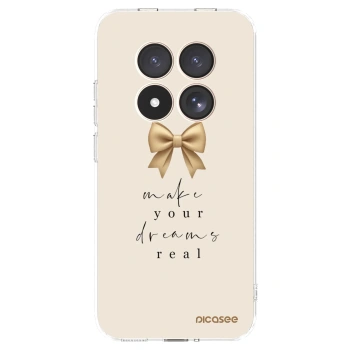 Picasee silikonowe przeźroczyste etui na Xiaomi Redmi Note 15 Pro 4G - Golden Dream