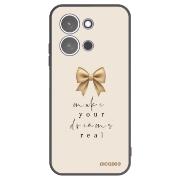 Picasee silikonowe czarne etui na Xiaomi Redmi 15C 5G - Golden Dream
