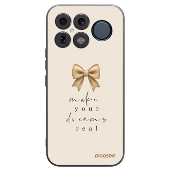 Picasee silikonowe czarne etui na Xiaomi Poco F8 Ultra - Golden Dream