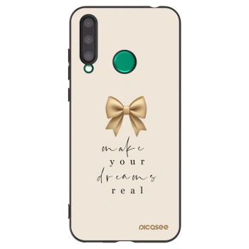 Picasee silikonowe czarne etui na Honor 20 Lite - Golden Dream