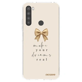 Picasee silikonowe przeźroczyste etui na Xiaomi Redmi Note 8 - Golden Dream