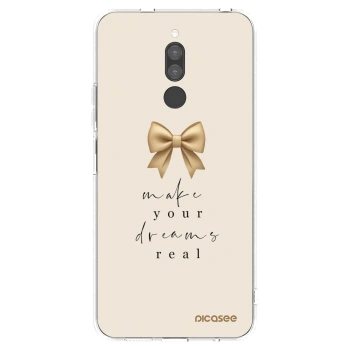 Picasee silikonowe przeźroczyste etui na Xiaomi Redmi 8 - Golden Dream