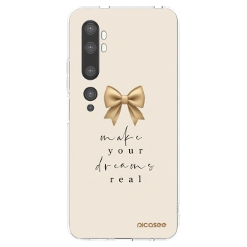 Picasee silikonowe przeźroczyste etui na Xiaomi Mi Note 10 (Pro) - Golden Dream