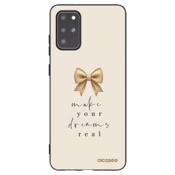 Picasee silikonowe czarne etui na Samsung Galaxy S20+ G985F - Golden Dream