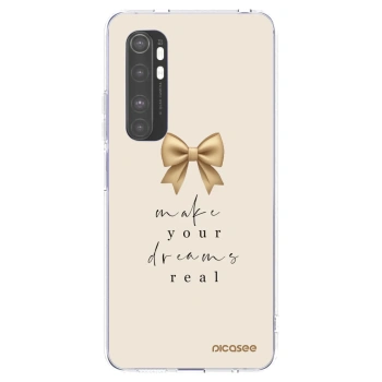 Picasee silikonowe przeźroczyste etui na Xiaomi Mi Note 10 Lite - Golden Dream