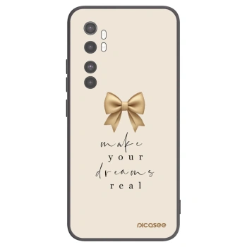 Picasee silikonowe czarne etui na Xiaomi Mi Note 10 Lite - Golden Dream