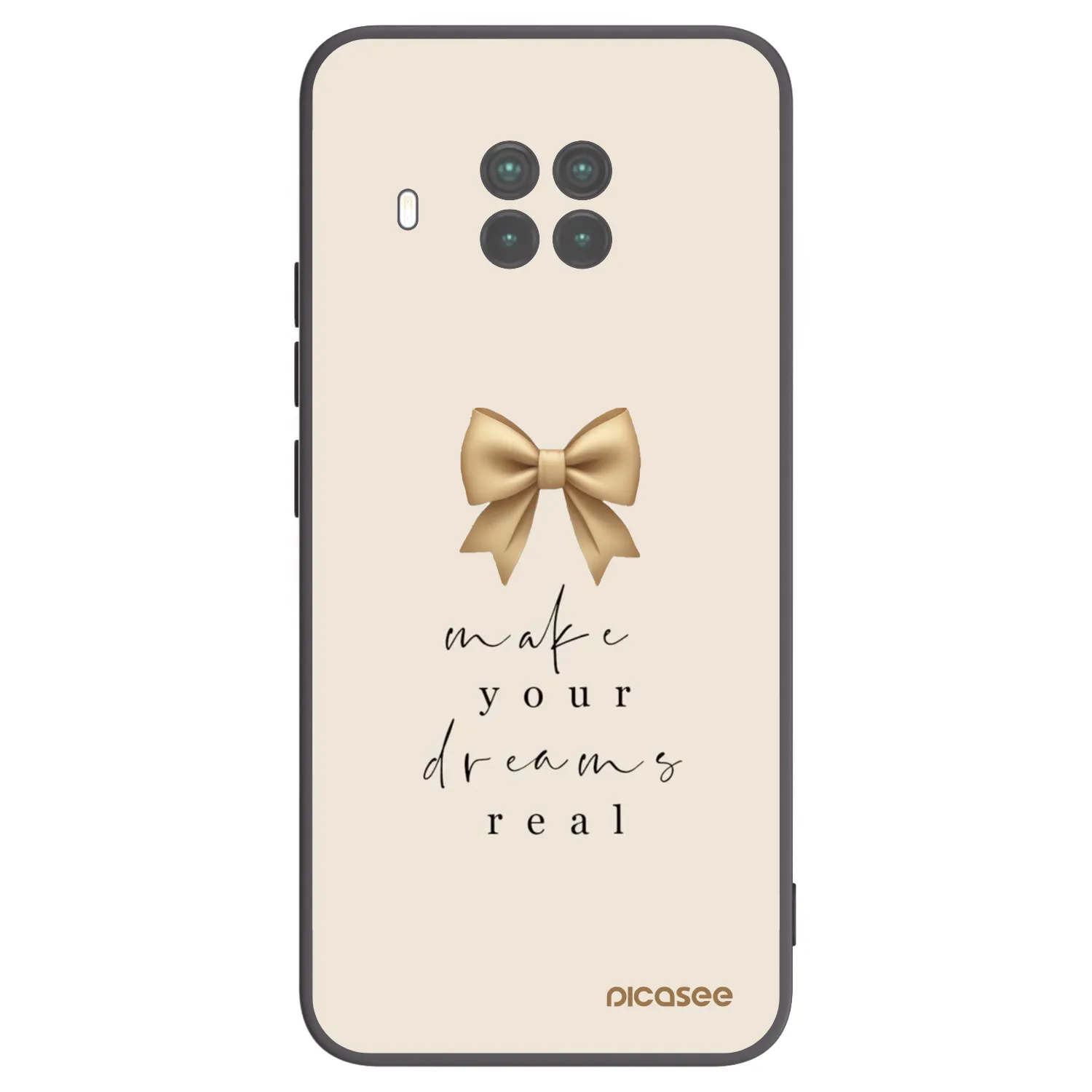 Picasee silikonowe czarne etui na Xiaomi Mi 10T Lite - Golden Dream