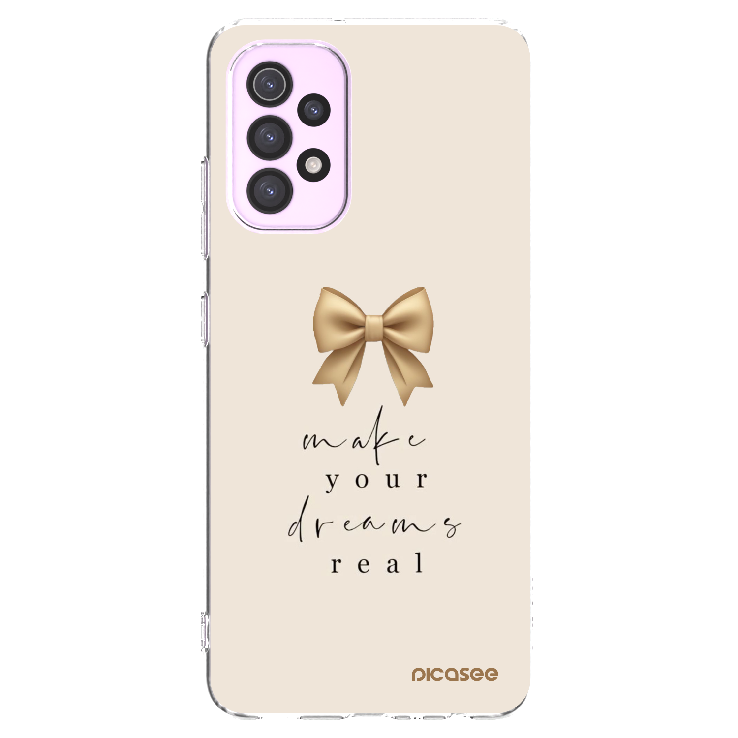 Picasee silikonowe przeźroczyste etui na Samsung Galaxy A32 5G A326B - Golden Dream