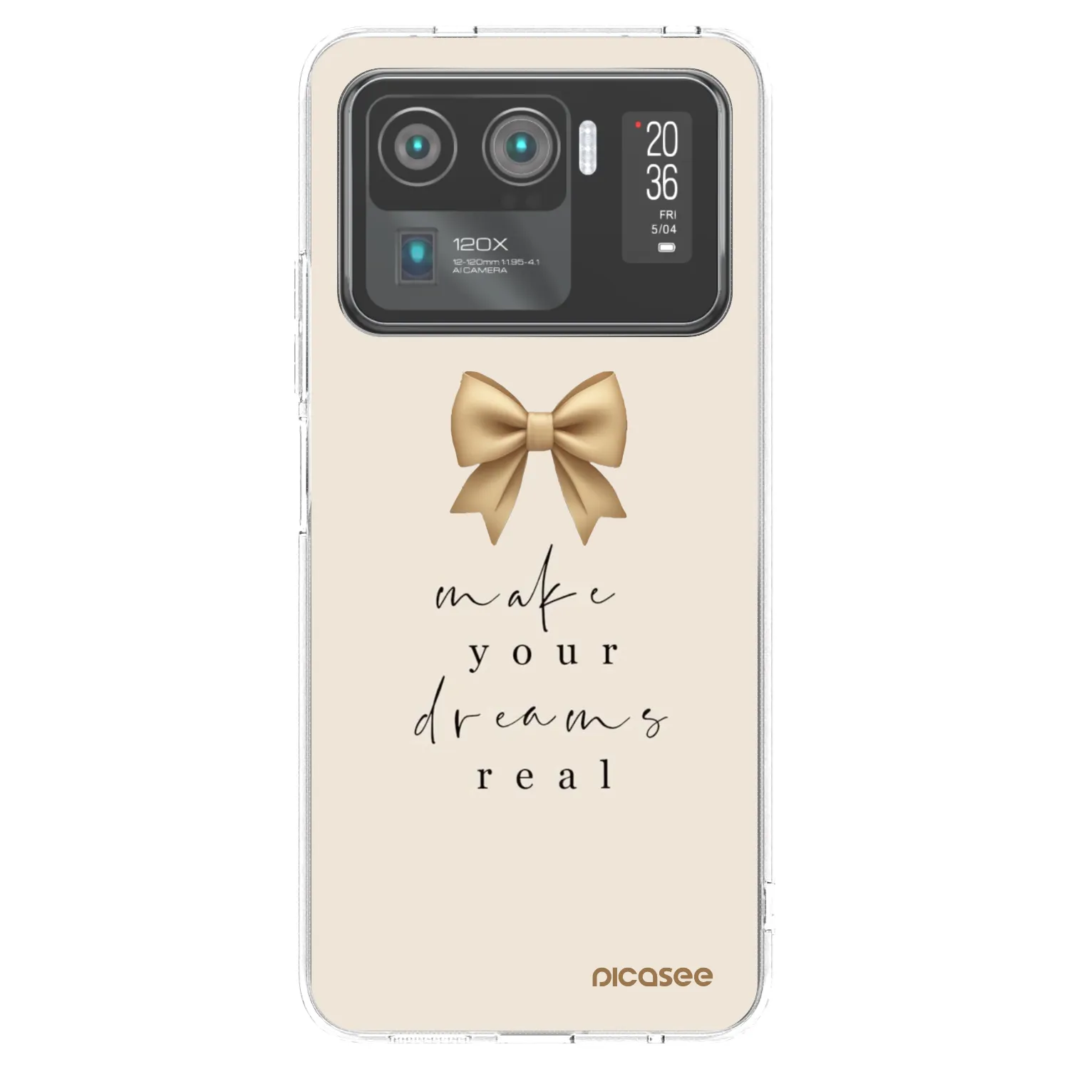 Picasee silikonowe przeźroczyste etui na Xiaomi Mi 11 Ultra - Golden Dream
