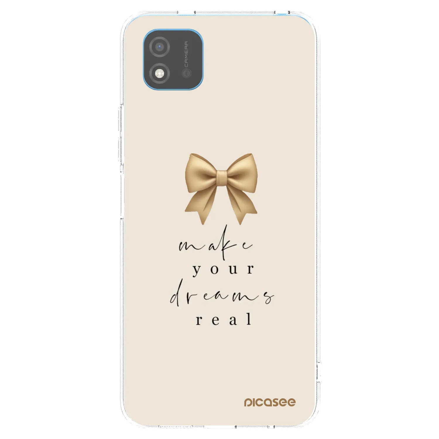 Picasee silikonowe przeźroczyste etui na Realme C11 (2021) - Golden Dream