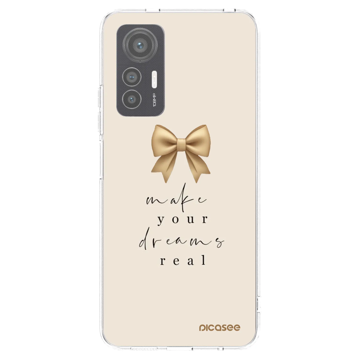 Picasee silikonowe przeźroczyste etui na Xiaomi 12 Lite - Golden Dream