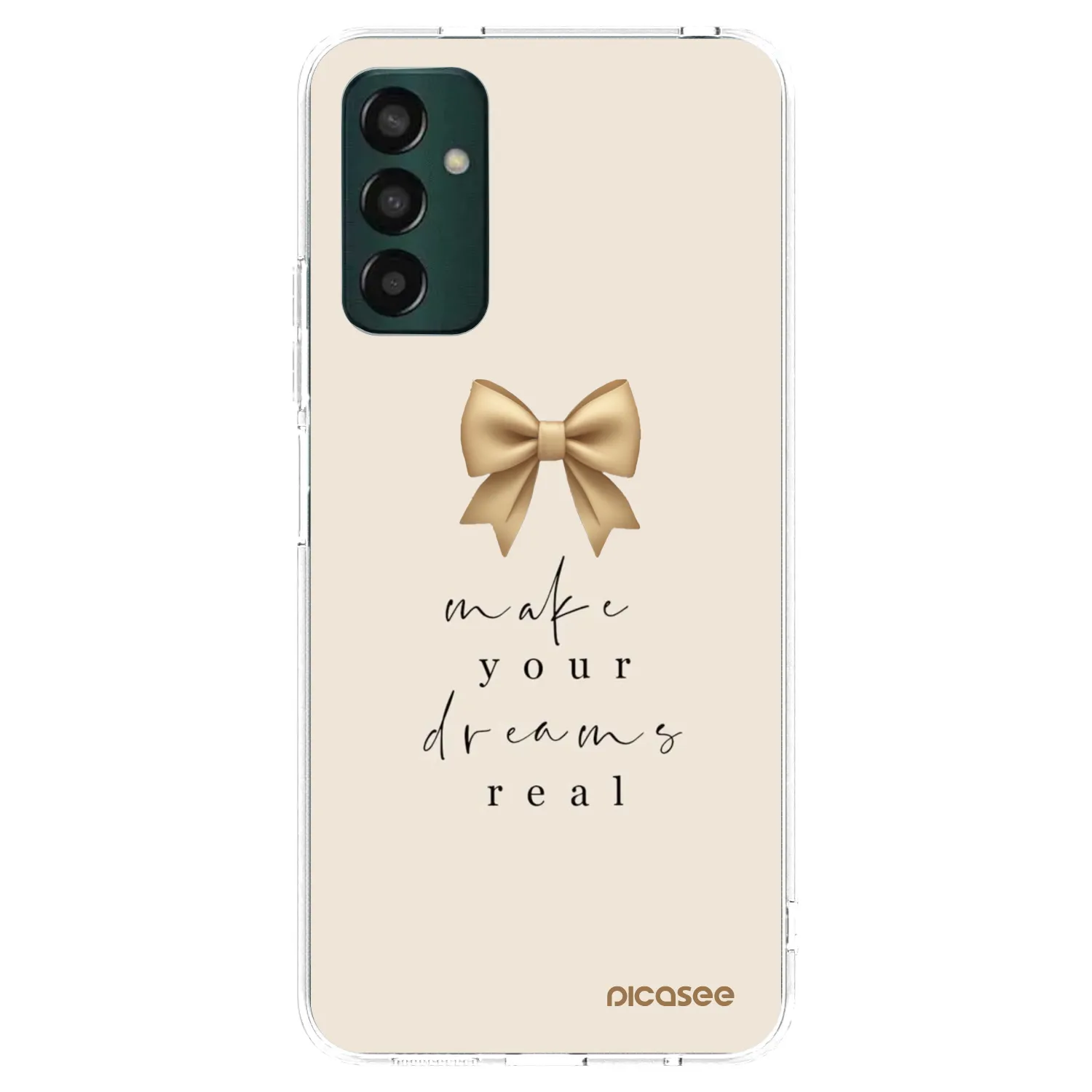 Picasee silikonowe przeźroczyste etui na Samsung Galaxy M23 5G - Golden Dream