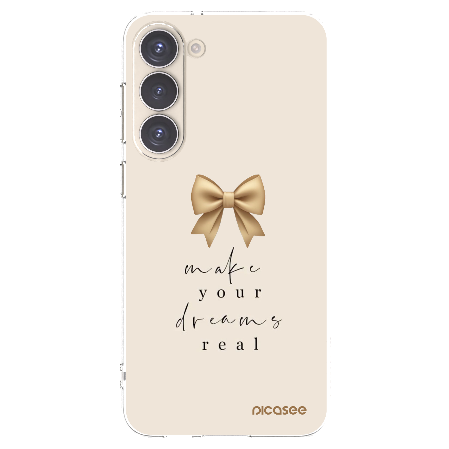 Picasee silikonowe przeźroczyste etui na Samsung Galaxy S23+ 5G - Golden Dream