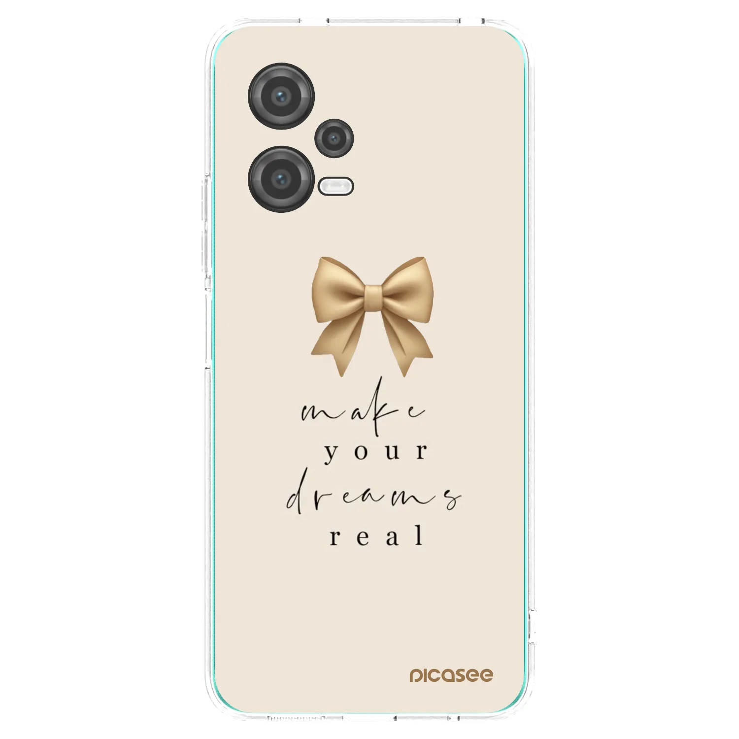 Picasee silikonowe przeźroczyste etui na Xiaomi Poco X5 - Golden Dream