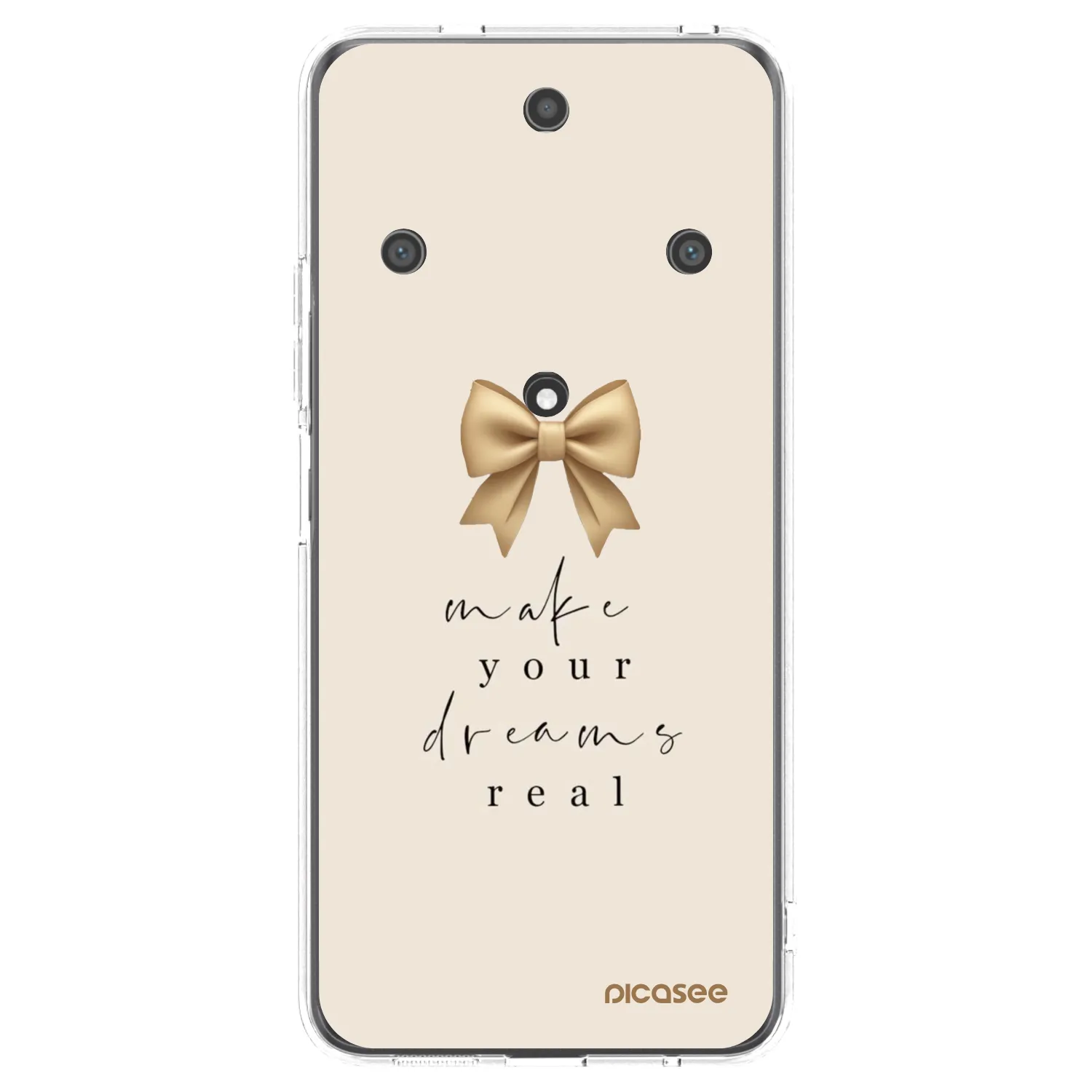 Picasee silikonowe przeźroczyste etui na Honor Magic5 Lite 5G - Golden Dream