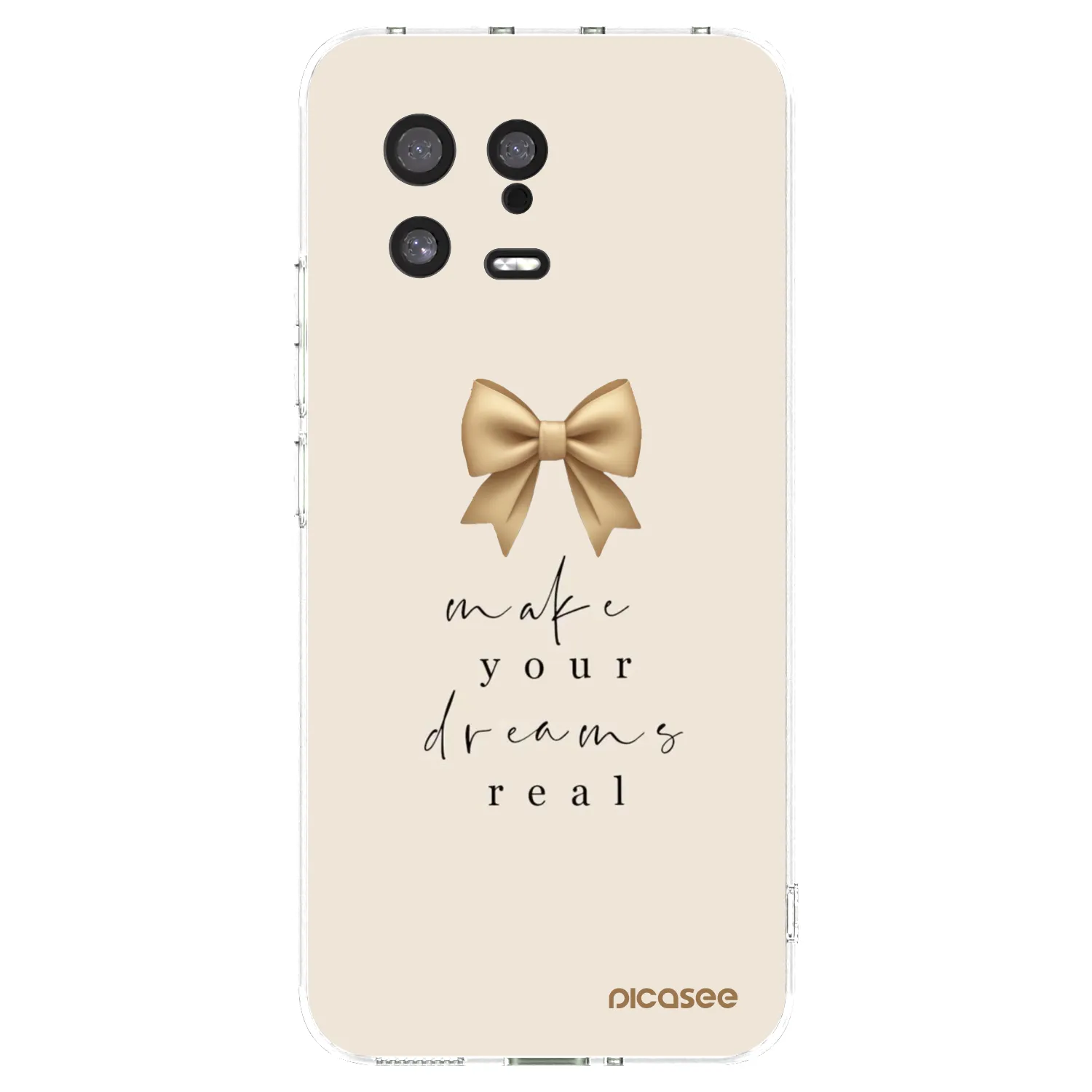 Picasee silikonowe przeźroczyste etui na Xiaomi 13 - Golden Dream