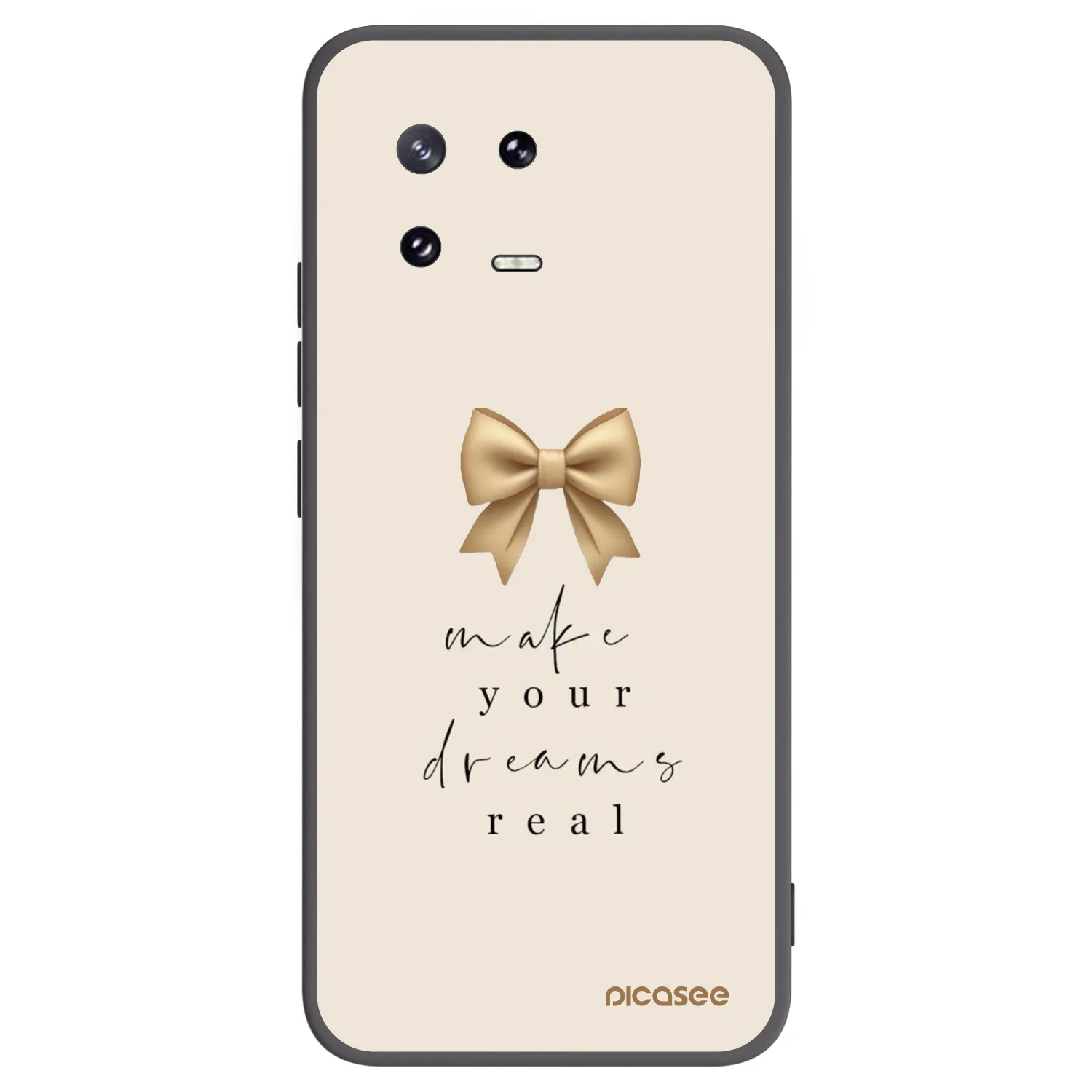 Picasee silikonowe czarne etui na Xiaomi 13 Pro - Golden Dream