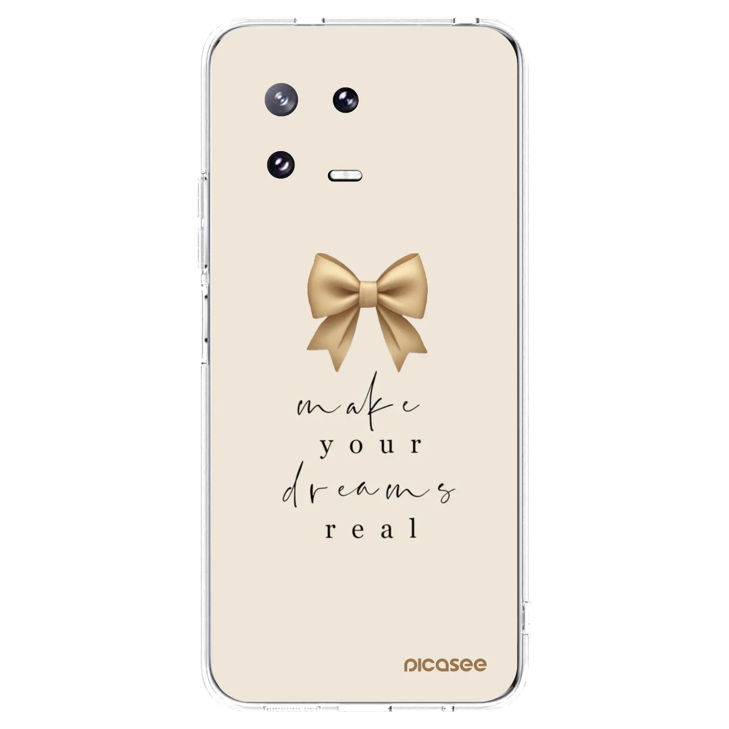 Picasee silikonowe przeźroczyste etui na Xiaomi 13 Pro - Golden Dream