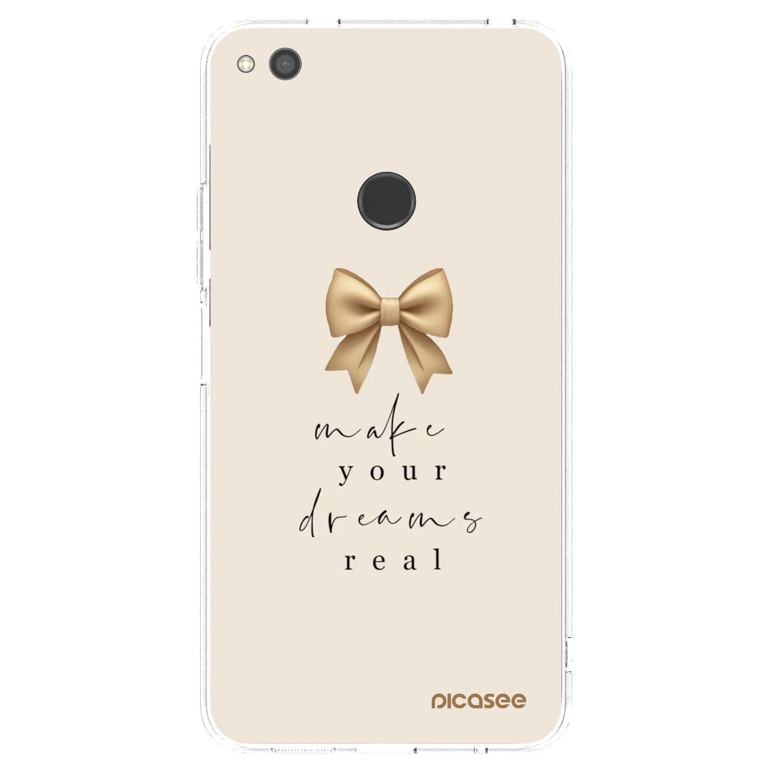 Picasee silikonowe przeźroczyste etui na Huawei P9 Lite 2017 - Golden Dream