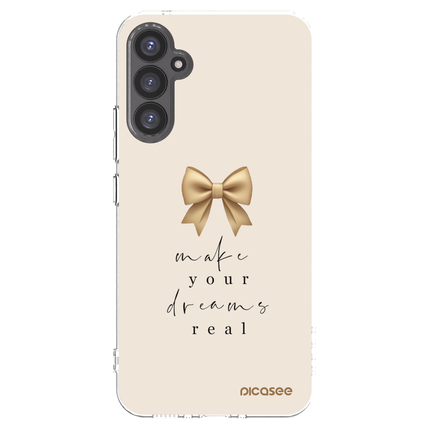Picasee silikonowe przeźroczyste etui na Samsung Galaxy A34 5G A346B - Golden Dream