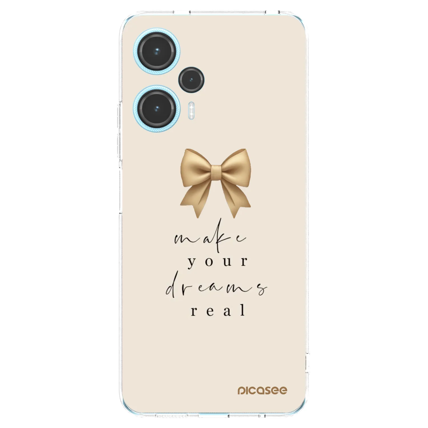 Picasee silikonowe przeźroczyste etui na Xiaomi Poco F5 - Golden Dream