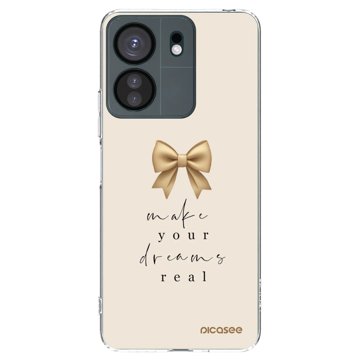 Picasee silikonowe przeźroczyste etui na Xiaomi Redmi 13C 4G - Golden Dream
