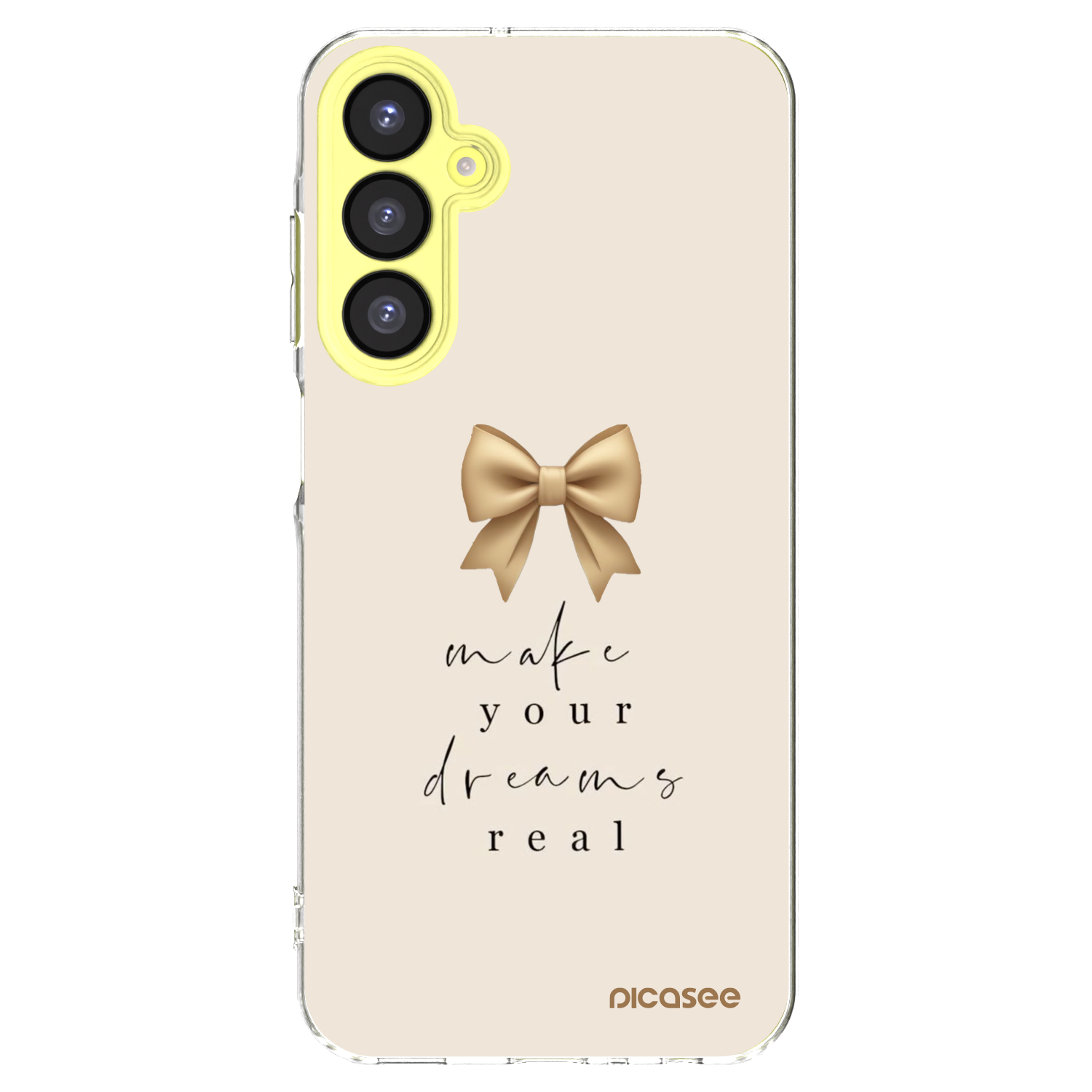 Picasee silikonowe przeźroczyste etui na Samsung Galaxy A25 A256B 5G - Golden Dream