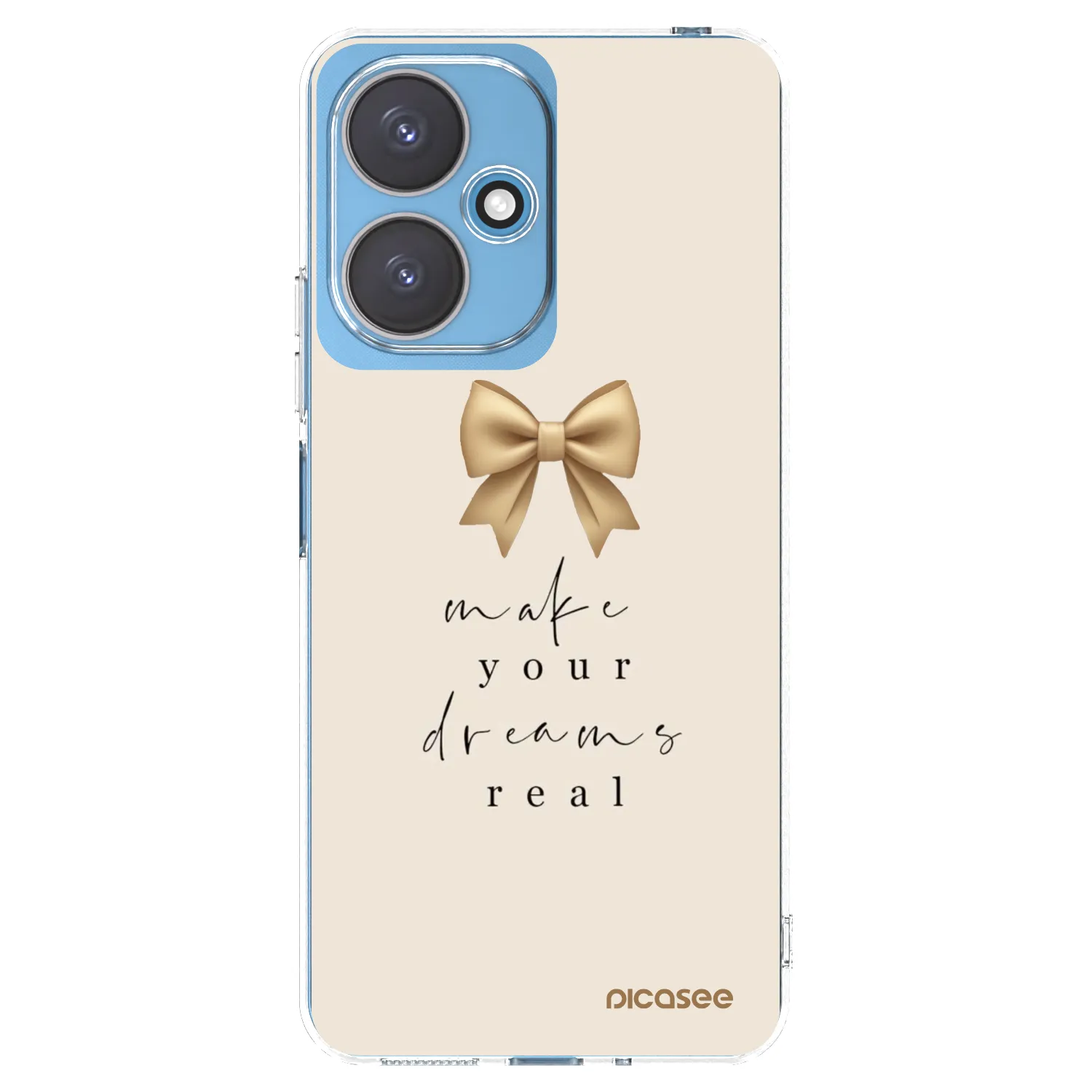 Picasee silikonowe przeźroczyste etui na Xiaomi Redmi 13C 5G - Golden Dream