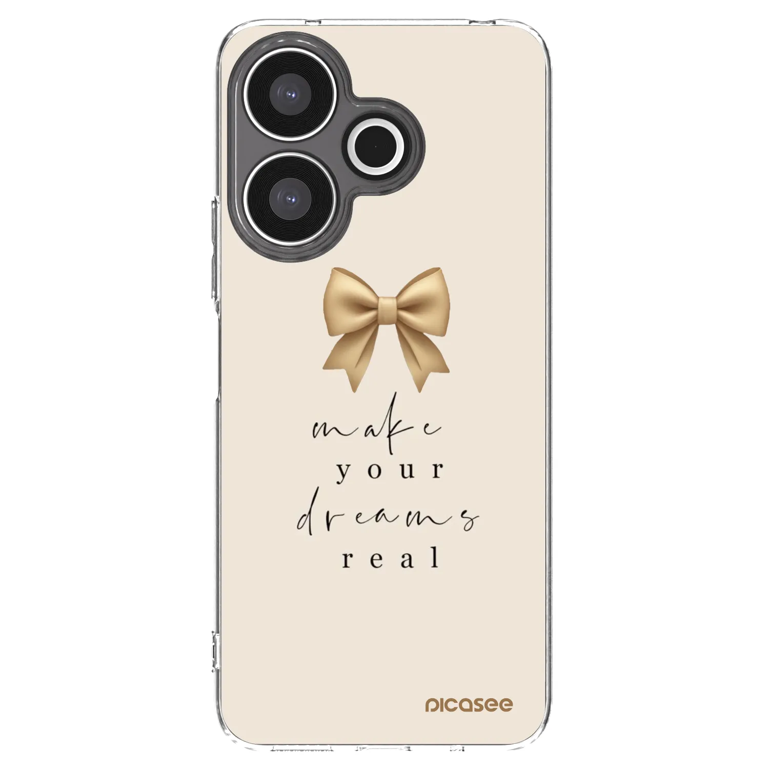 Picasee silikonowe przeźroczyste etui na Xiaomi Redmi 13 4G - Golden Dream