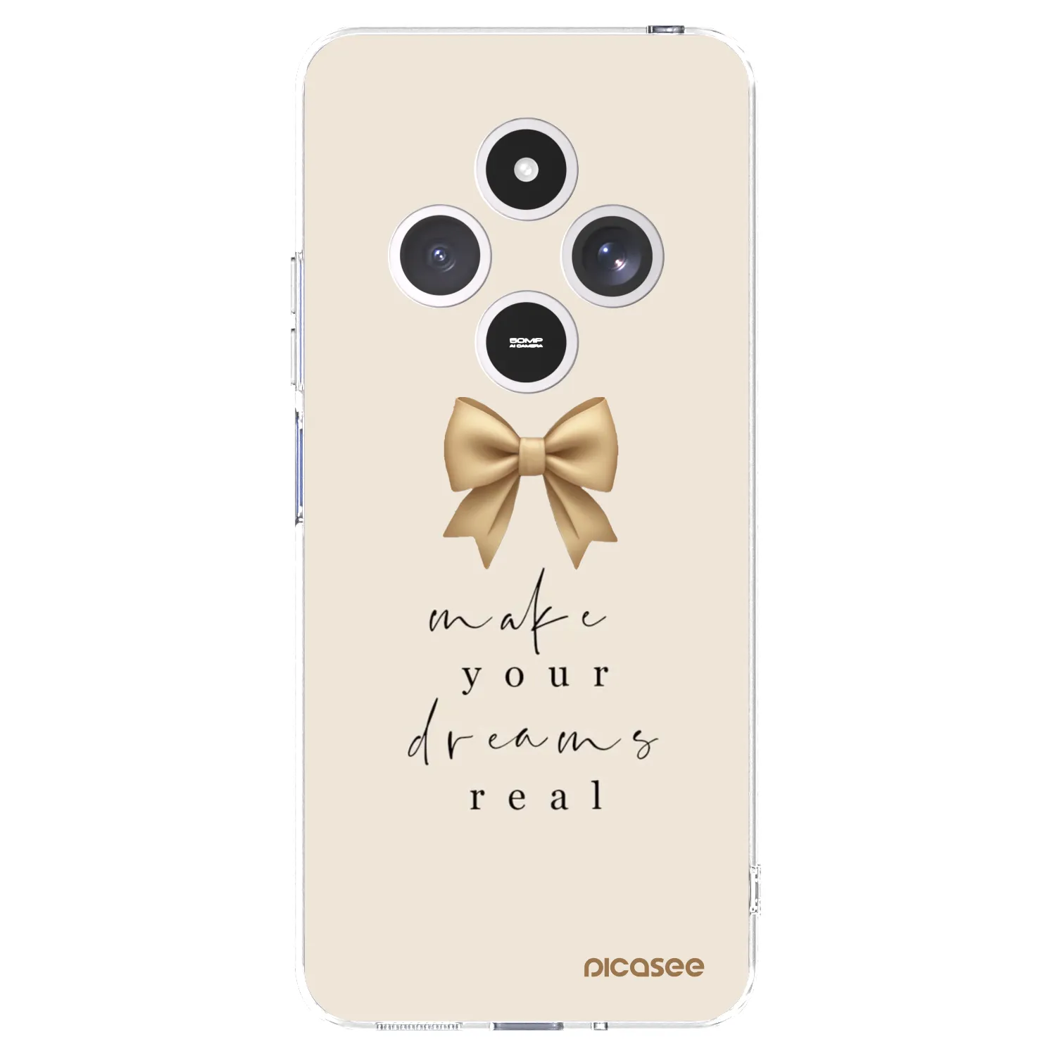 Picasee silikonowe przeźroczyste etui na Xiaomi Redmi 14C - Golden Dream