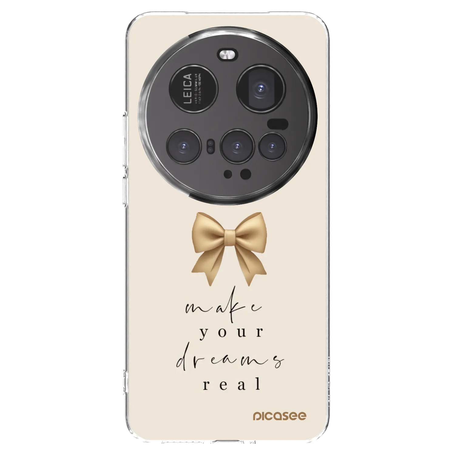 Picasee silikonowe przeźroczyste etui na Xiaomi 15 Ultra - Golden Dream