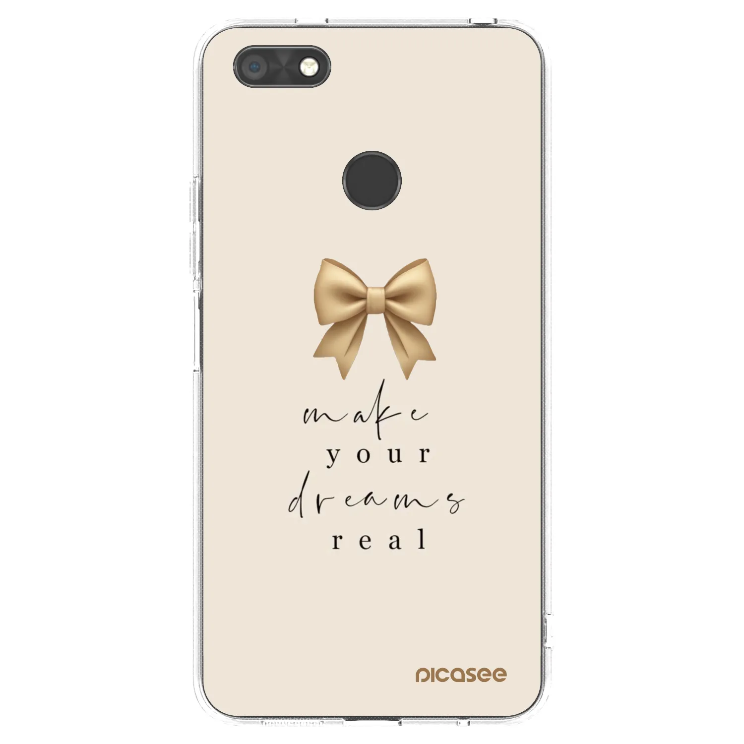 Picasee silikonowe przeźroczyste etui na Huawei P9 Lite Mini - Golden Dream