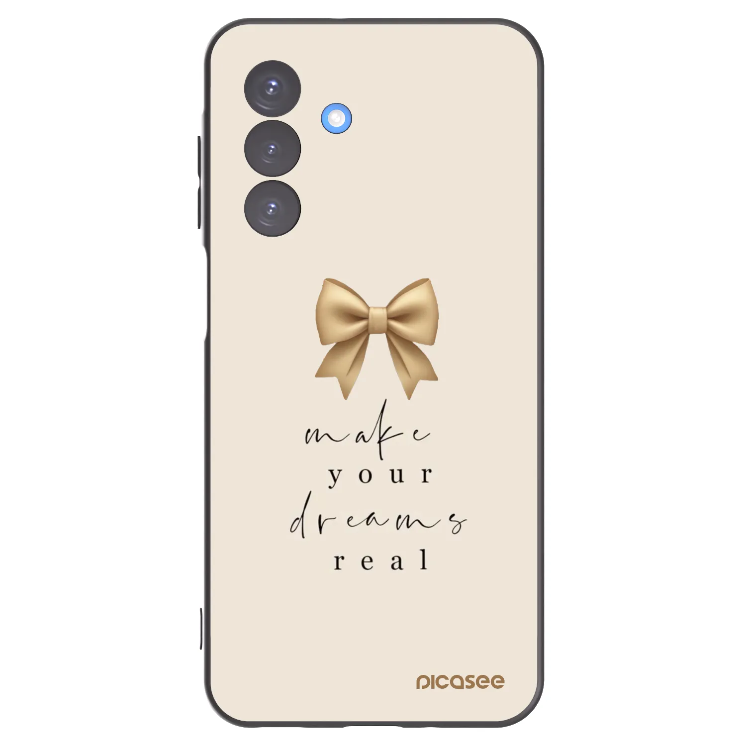 Picasee silikonowe czarne etui na Samsung Galaxy A17 5G - Golden Dream