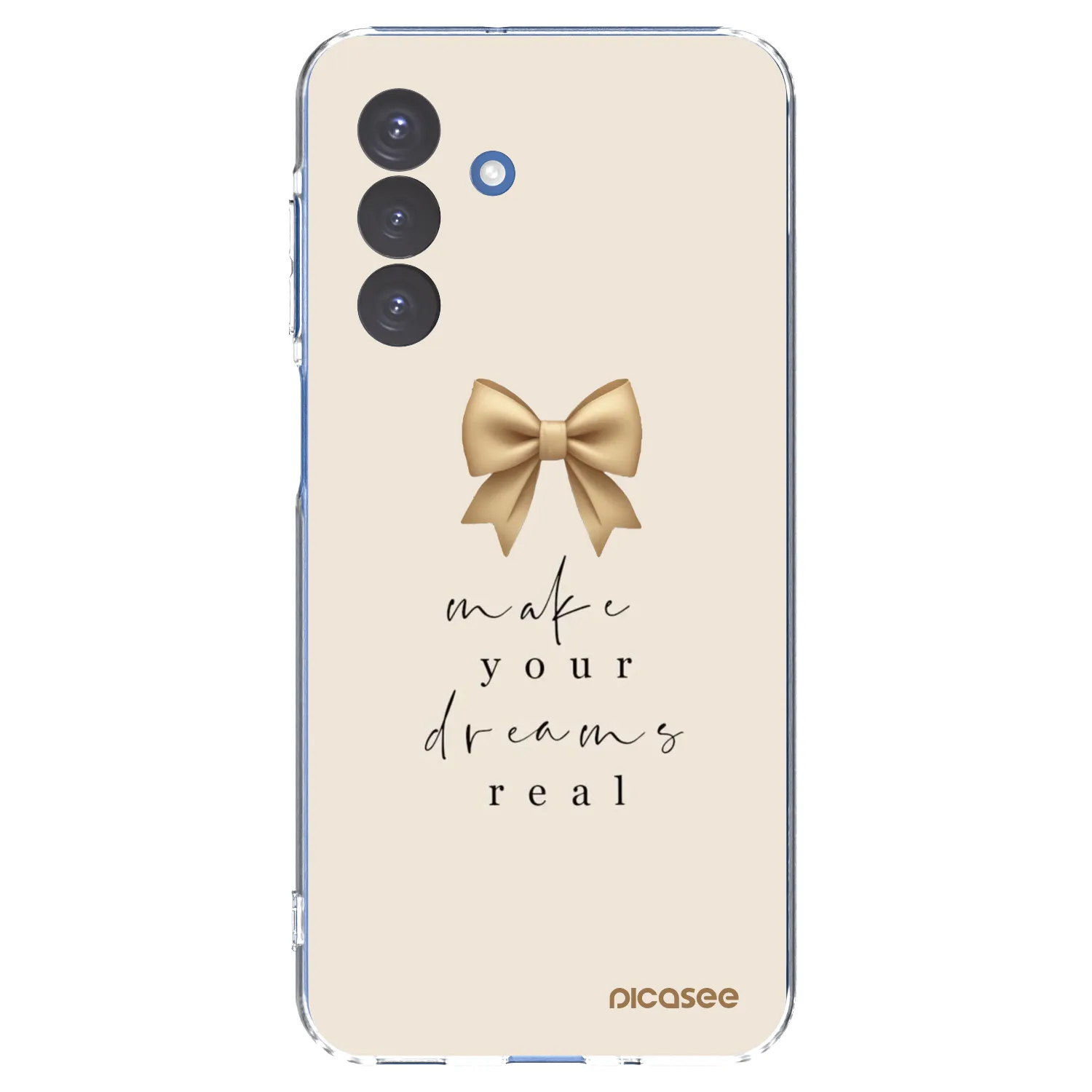 Picasee silikonowe przeźroczyste etui na Samsung Galaxy A17 5G - Golden Dream