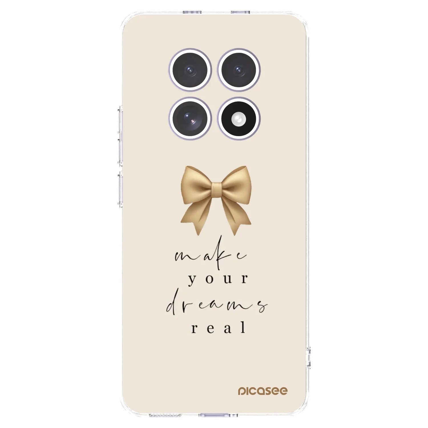 Picasee silikonowe przeźroczyste etui na Xiaomi Redmi Note 15 - Golden Dream