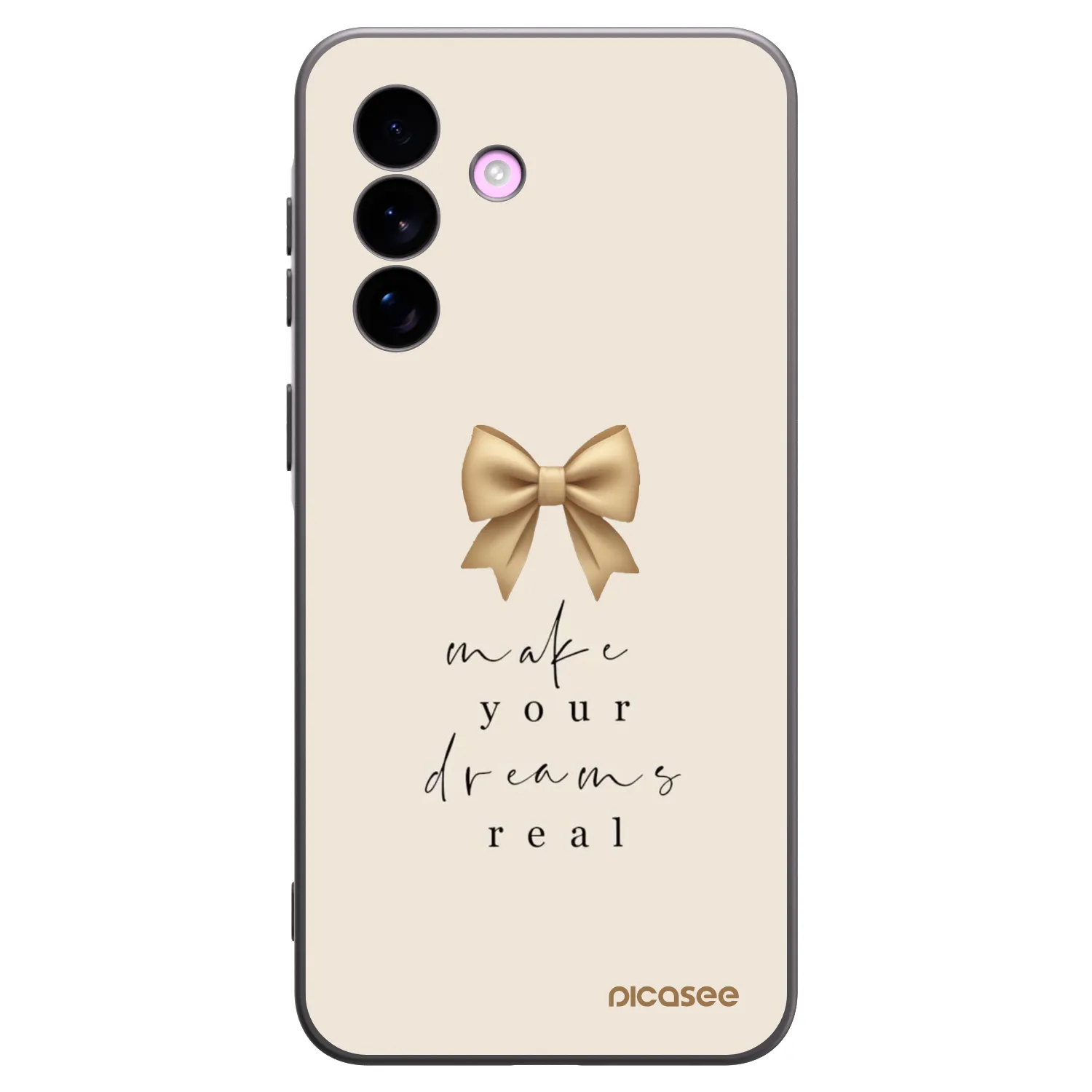 Picasee silikonowe czarne etui na Samsung Galaxy A57 5G - Golden Dream