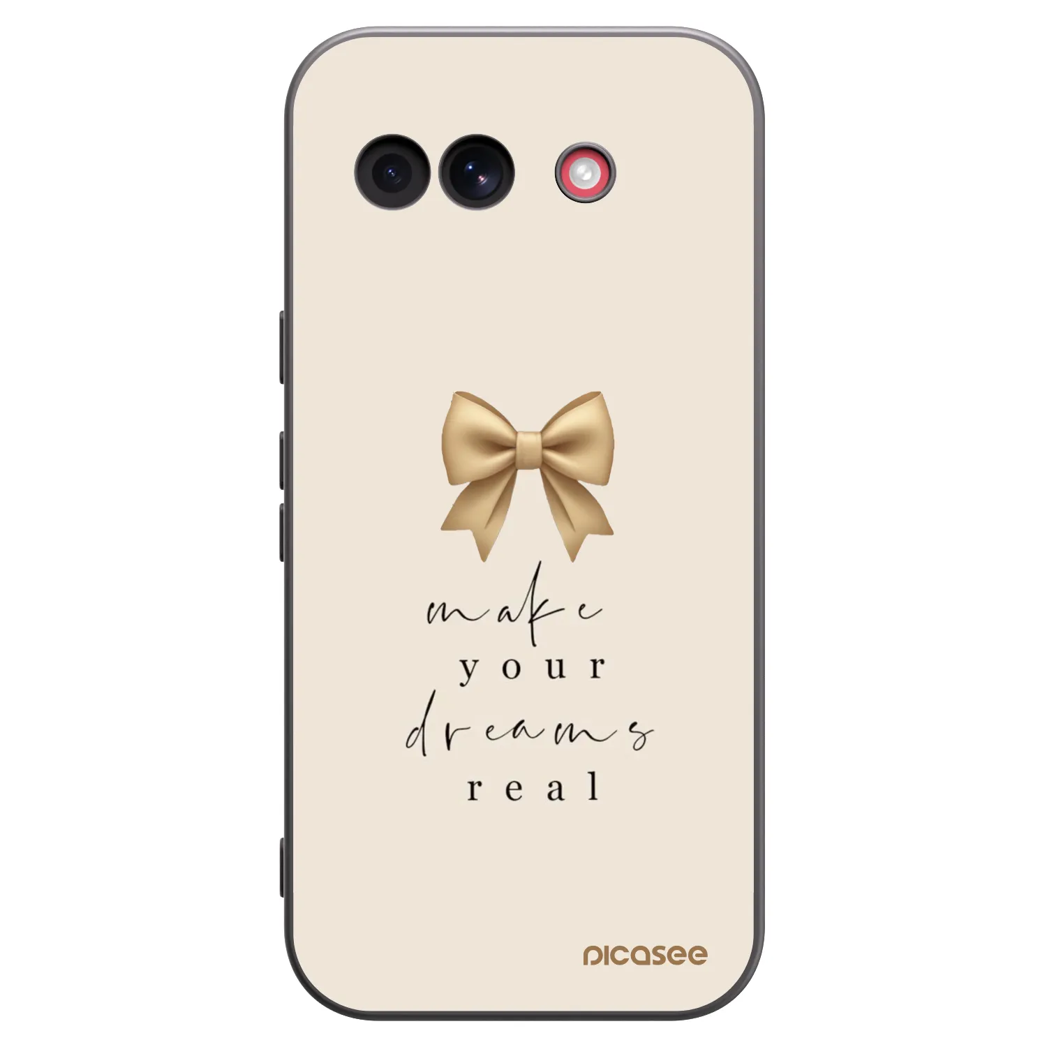 Picasee silikonowe czarne etui na Google Pixel 10a - Golden Dream
