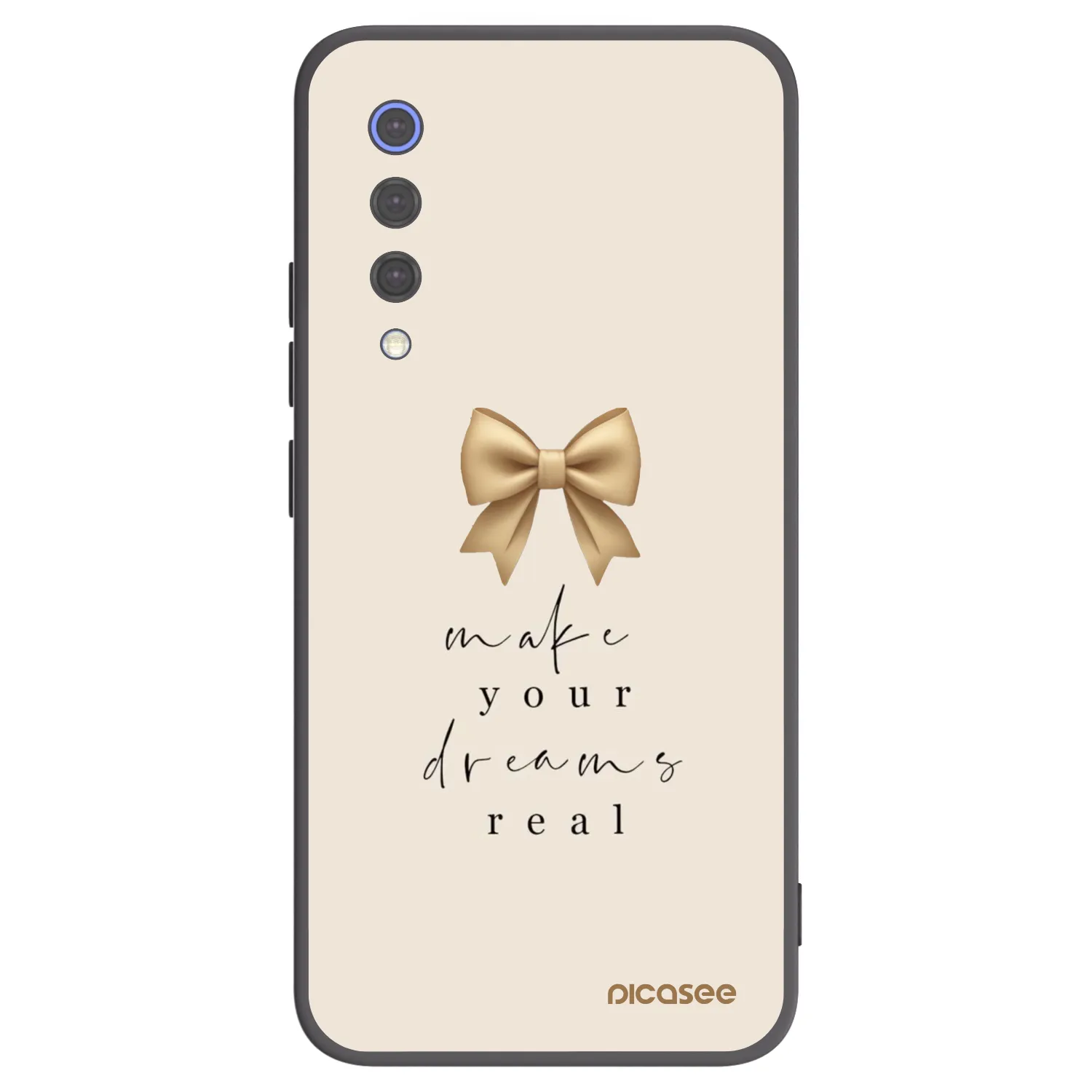 Picasee silikonowe czarne etui na Xiaomi Mi 9 SE - Golden Dream