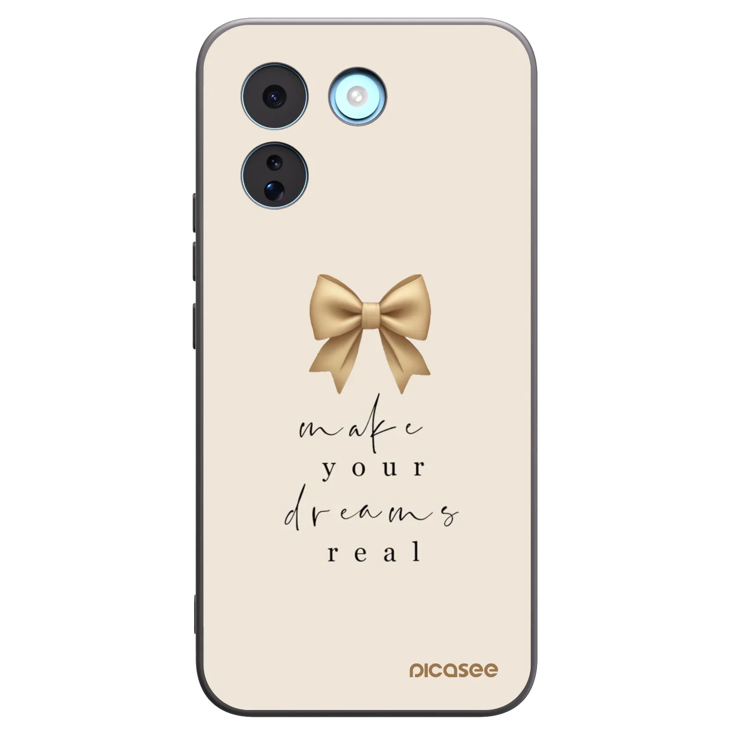 Picasee silikonowe czarne etui na Xiaomi Redmi Note 17 Pro MAX 5G - Golden Dream