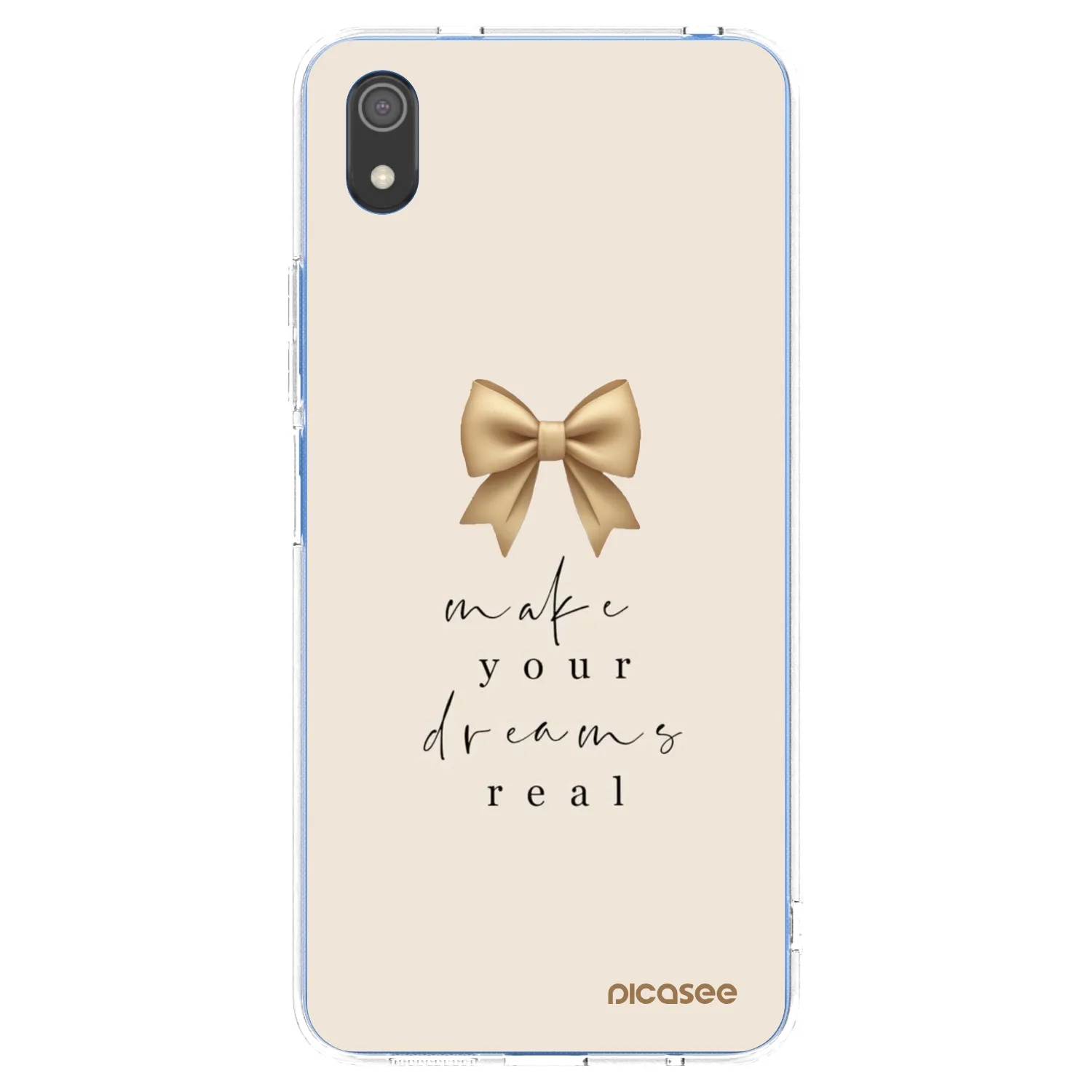 Picasee silikonowe przeźroczyste etui na Xiaomi Redmi 7A - Golden Dream
