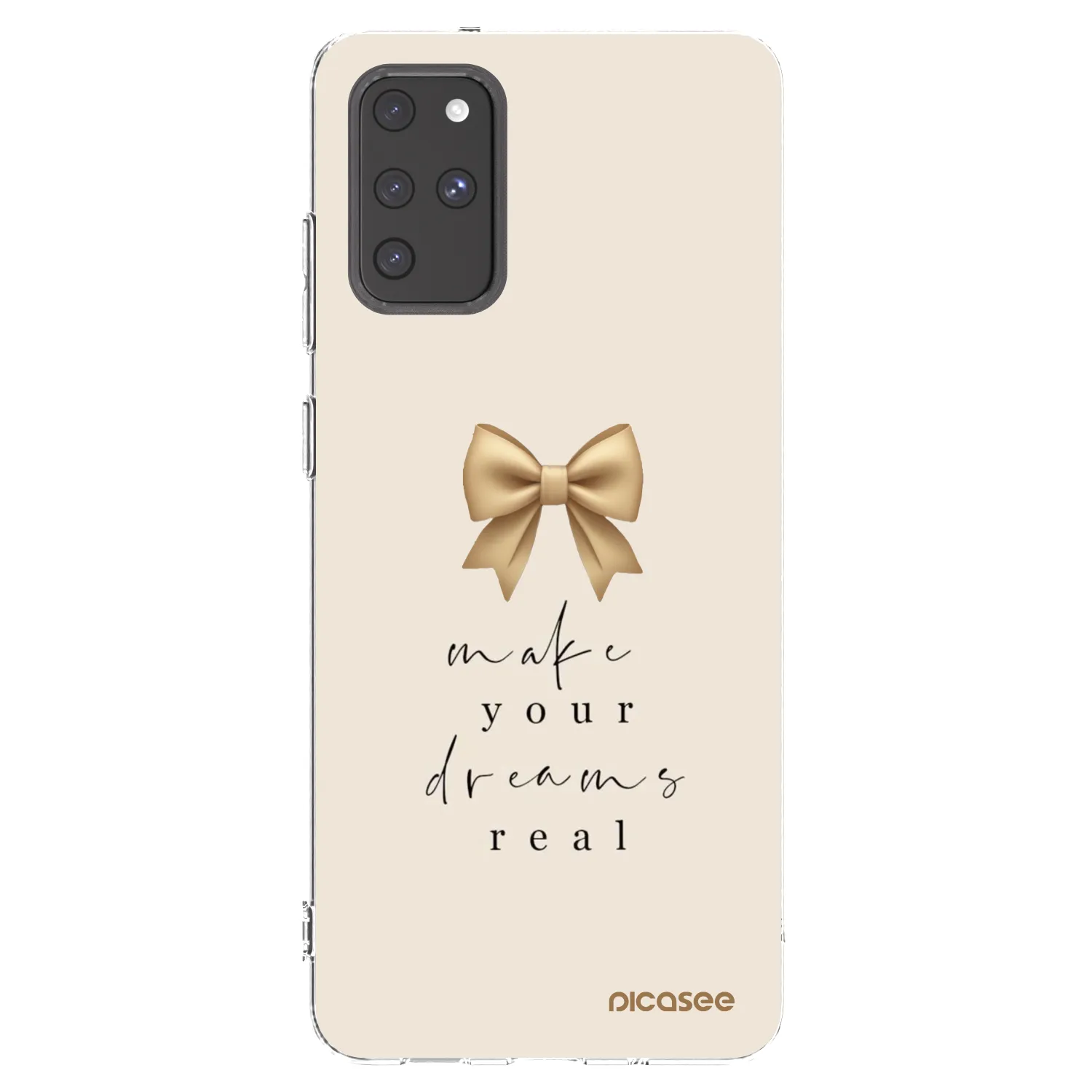 Picasee silikonowe przeźroczyste etui na Samsung Galaxy S20+ G985F - Golden Dream