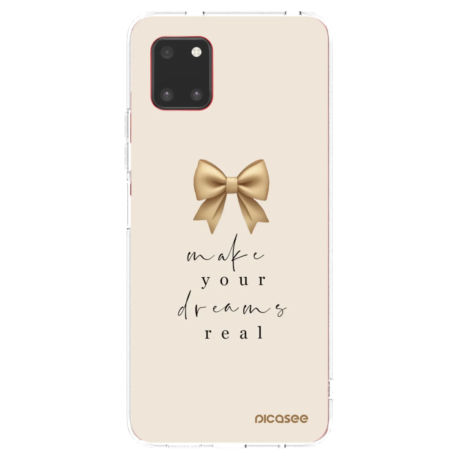 Picasee silikonowe przeźroczyste etui na Samsung Galaxy Note 10 Lite N770F - Golden Dream