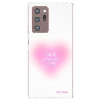 Picasee silikonowe przeźroczyste etui na Samsung Galaxy Note 20 Ultra - Rich Energy
