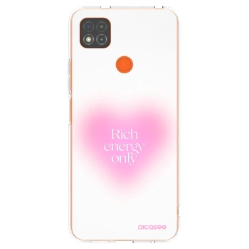 Picasee silikonowe przeźroczyste etui na Xiaomi Redmi 9C - Rich Energy