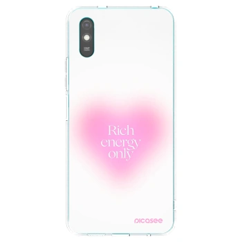 Picasee silikonowe przeźroczyste etui na Xiaomi Redmi 9A - Rich Energy