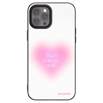 Picasee silikonowe czarne etui na Apple iPhone 12 Pro Max - Rich Energy