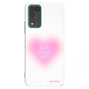 Picasee silikonowe przeźroczyste etui na Honor 10X Lite - Rich Energy