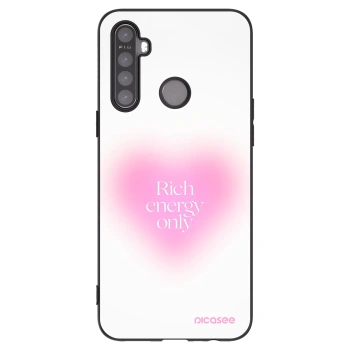 Picasee silikonowe czarne etui na Realme 5 - Rich Energy